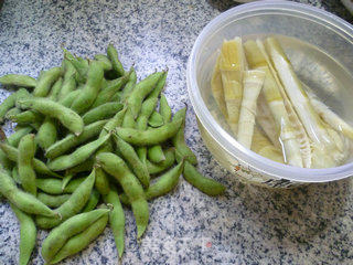 Stir-fried Lamb Tail Bamboo Shoots with Edamame recipe