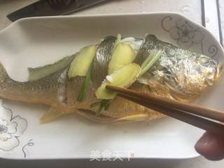 【jiangsu】steamed Yellow Croaker recipe