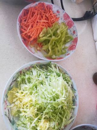 Stir-fried Cabbage and Minced Pork Vermicelli recipe