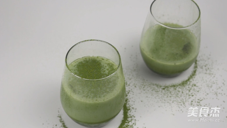 Uji Matcha Three-color Pudding recipe