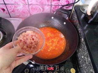 Tomato Minced Soy Soup recipe