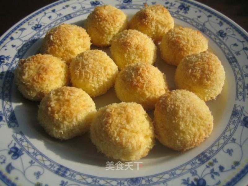 #the 4th Baking Contest Cum is Love to Eat Festival#coconut Ball recipe