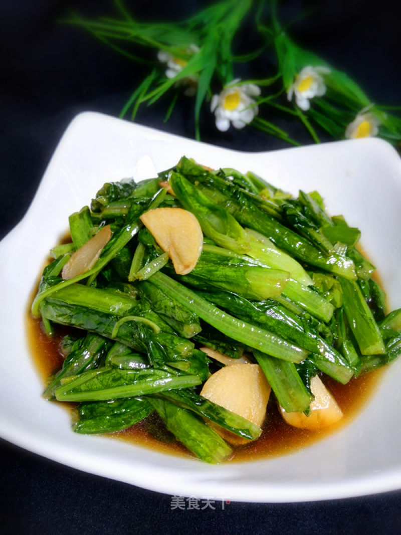 Garlic Oil Lettuce recipe