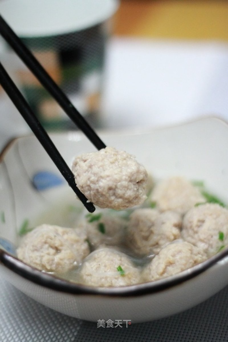 Vermicelli Meatball Soup recipe