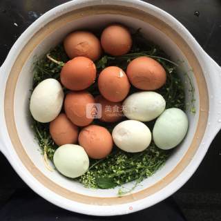 March 3 ~ Shepherd's Purse Boiled Eggs recipe