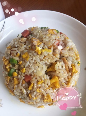 Nutritious Fried Rice with Chicken recipe