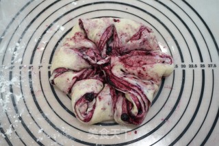 Buckwheat Fancy Buns with Blueberry Sauce recipe