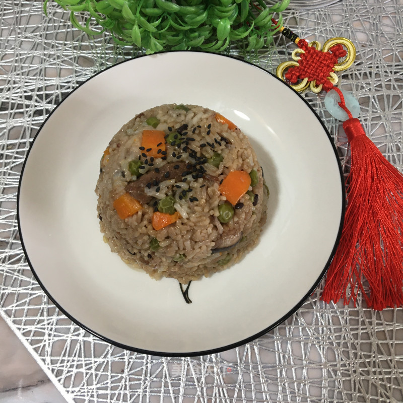 Stewed Rice with Beef and Seasonal Vegetables