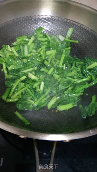 Stir-fried Rape Strips recipe