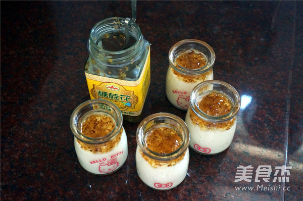 Sweet Osmanthus Milk Pudding recipe