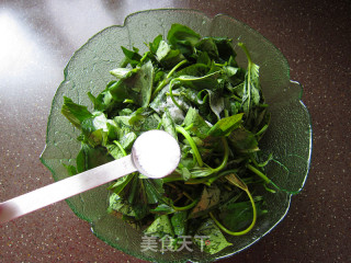 Steamed Sweet Potato Leaves recipe