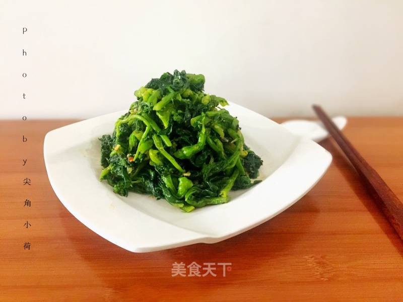 #春食野菜香#red Oil Wild Vegetables recipe