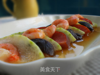 Three Fresh Steamed Shrimp Balls in Oyster Sauce recipe