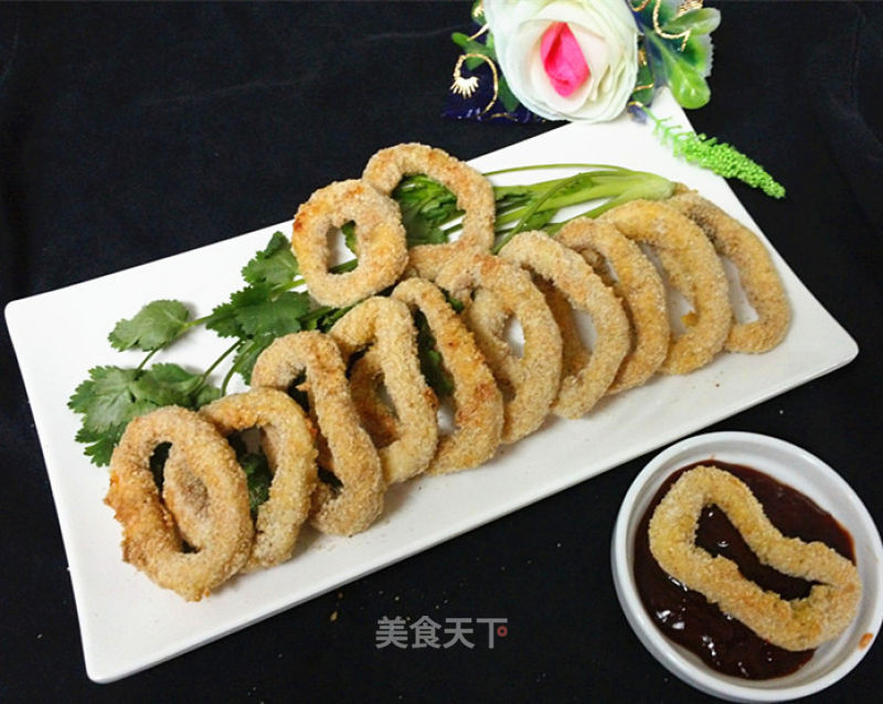 #trust之美# Five Spice Roasted Squid Ring recipe