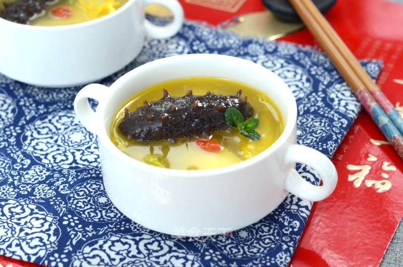 Sea Cucumber Chicken Soup recipe