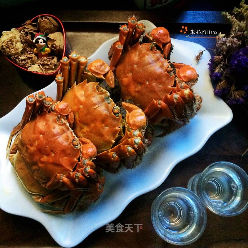 Steamed Hairy Crabs recipe