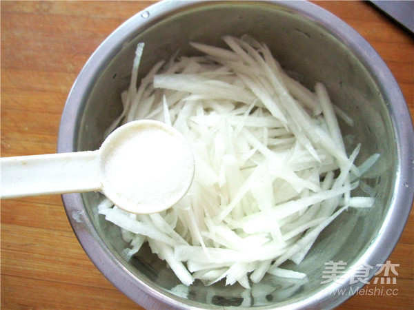 Shredded Radish in Oil recipe