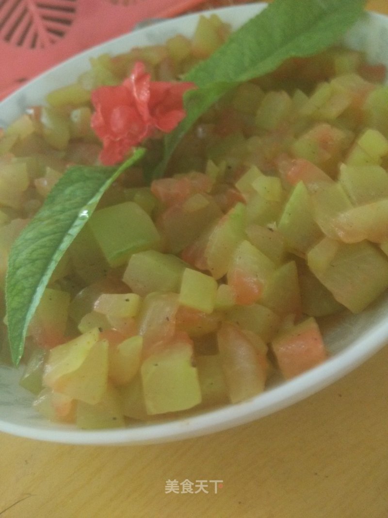 Boiled Watermelon Rind