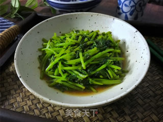 Stir-fried Chrysanthemum recipe