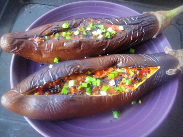 Garlic Bbq Eggplant recipe