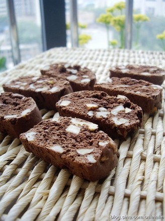 Chocolate Nut Shortbread recipe