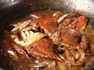 #seafood#spicy Fried Flying Crab recipe