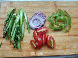 Pizza with Bacon, Mushroom and Mixed Vegetables recipe