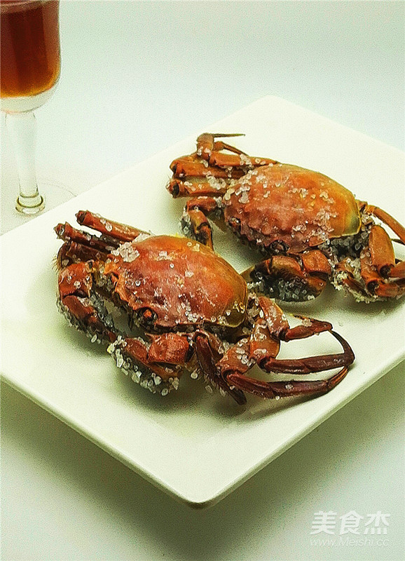 Salt-baked Hairy Crabs recipe