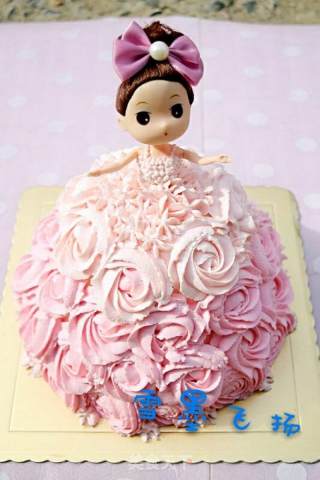 #aca烤明星大赛#barbie Cake recipe