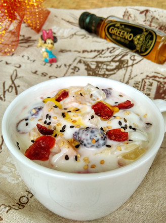 Flax Seed Oil Yogurt Fruit Fish recipe