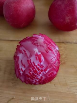 Salad Sweet and Sour Cherry Radish recipe