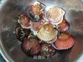 Steamed Scallop Meat with Garlic Vermicelli recipe