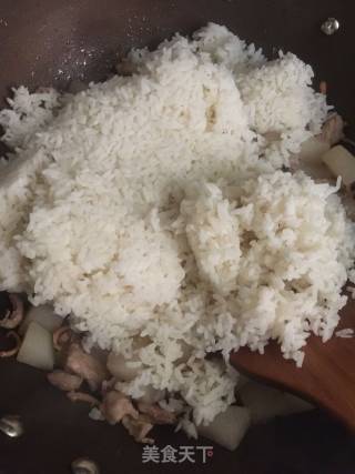 White Radish Rice recipe