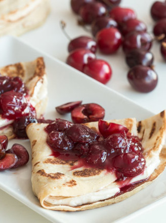 Cherry Crepes recipe