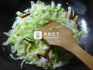 Stir-fried Cabbage with Tripe recipe