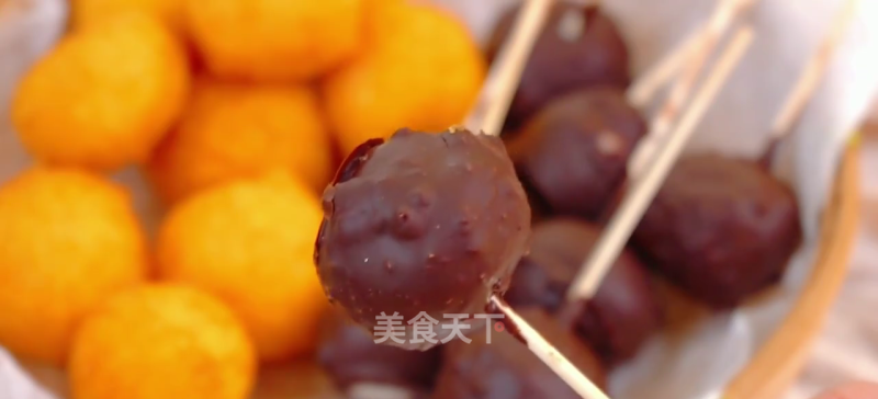 Chocolate Glutinous Rice Balls