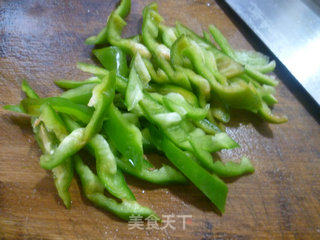 Fried Squid with Dried Plums, Green Peppers recipe