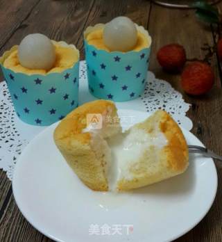 #aca音乐明星大赛#coconut Fragrant Liuxin Sweet Potato Cake (cup Cake) recipe