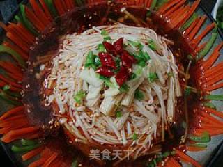 Refreshing Small Cold Dish---------【lao Mixed Enoki Mushroom】 recipe