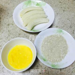 Oatmeal Fried Banana recipe
