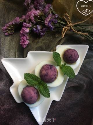 Purple Sweet Potato Egg recipe