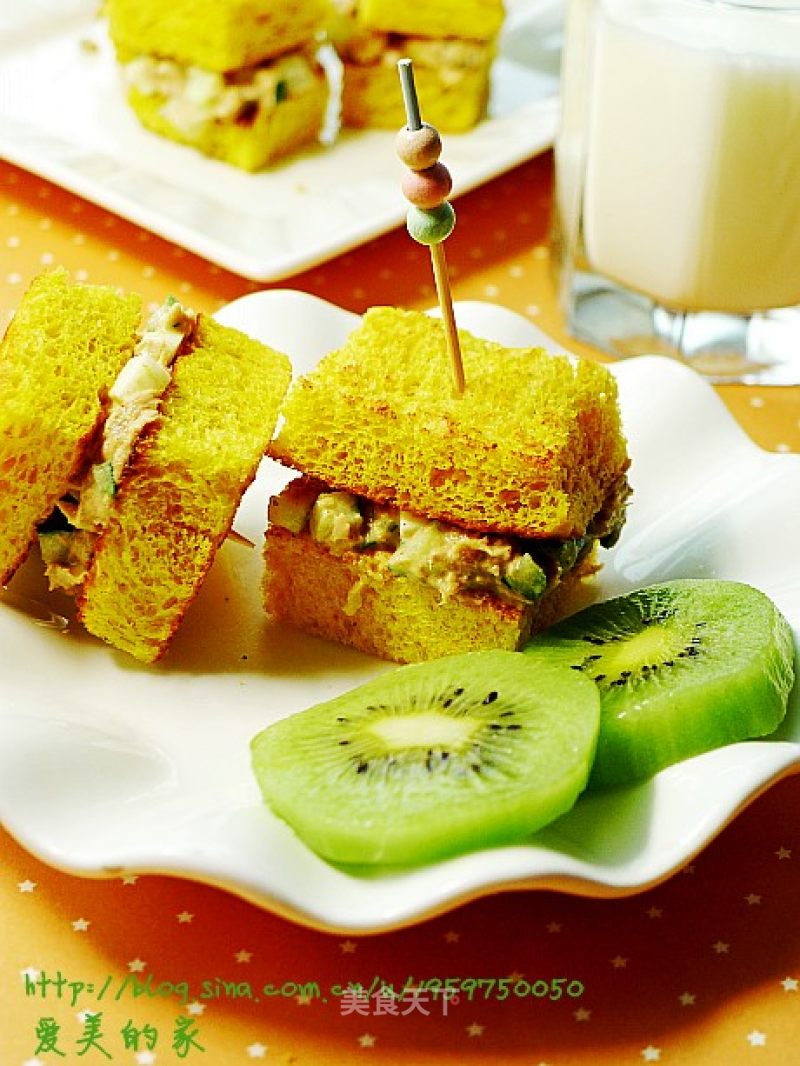 5-minute Nutritious Breakfast---tuna Mini Sandwiches recipe