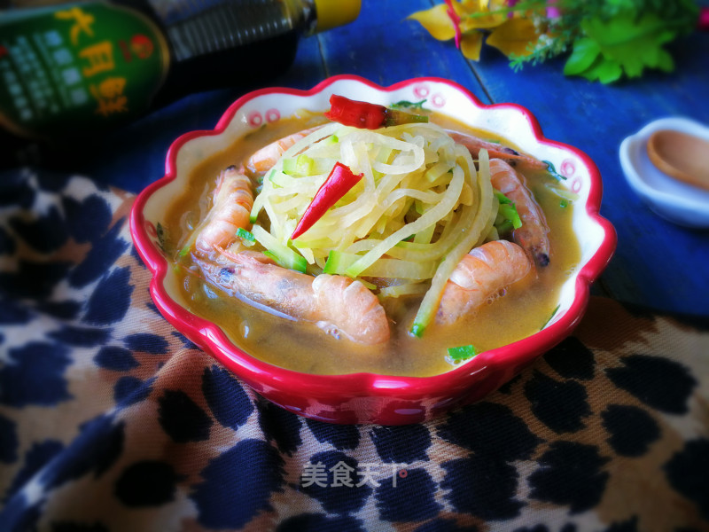 【yantai】shrimp and Carrot Soup recipe