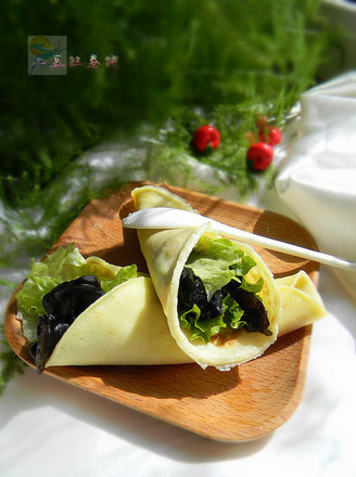 Crepes and Vegetable Rolls recipe