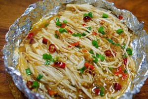 Roasted Enoki Mushroom No. 1 recipe