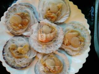 Steamed Scallops with Garlic Vermicelli recipe