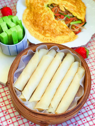 Spring Cake Rolled Vegetables recipe