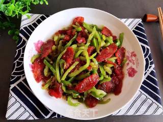 Stir-fried Bacon with Hot Pepper recipe