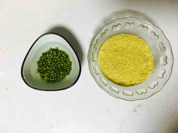 Mung Bean Millet Healthy Porridge recipe