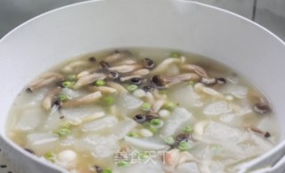 Radish and Mushroom Soup recipe